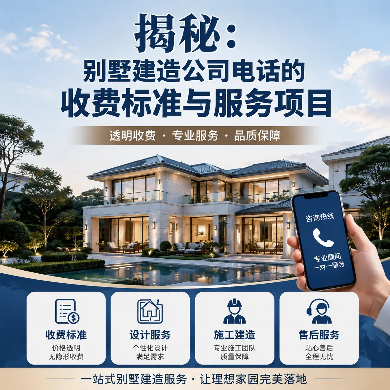 揭秘：仁怀别墅建造公司电话的收费标准与服务项目