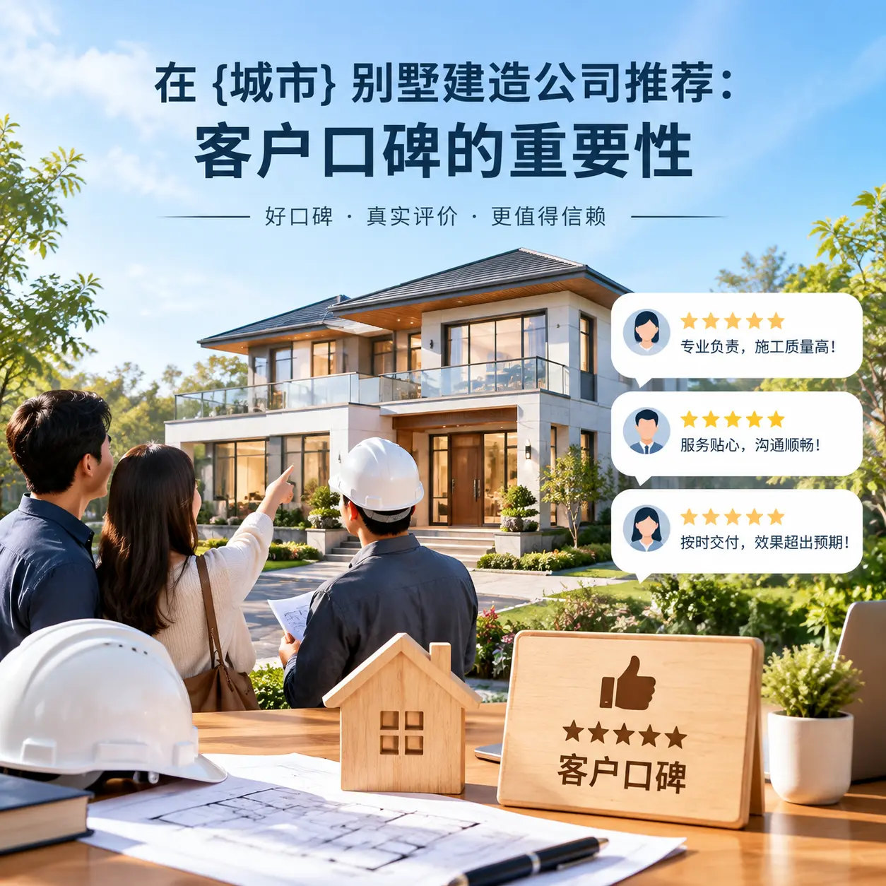 在 仁怀 别墅建造公司推荐:客户口碑的重要性