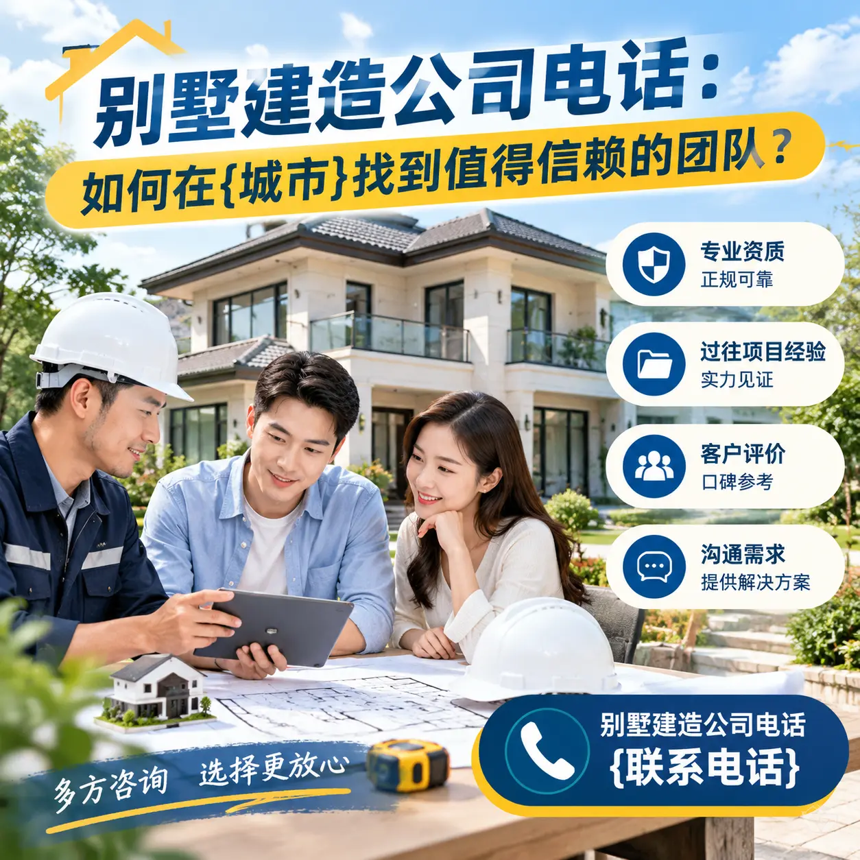 别墅建造公司电话:如何在仁怀找到值得信赖的团队?