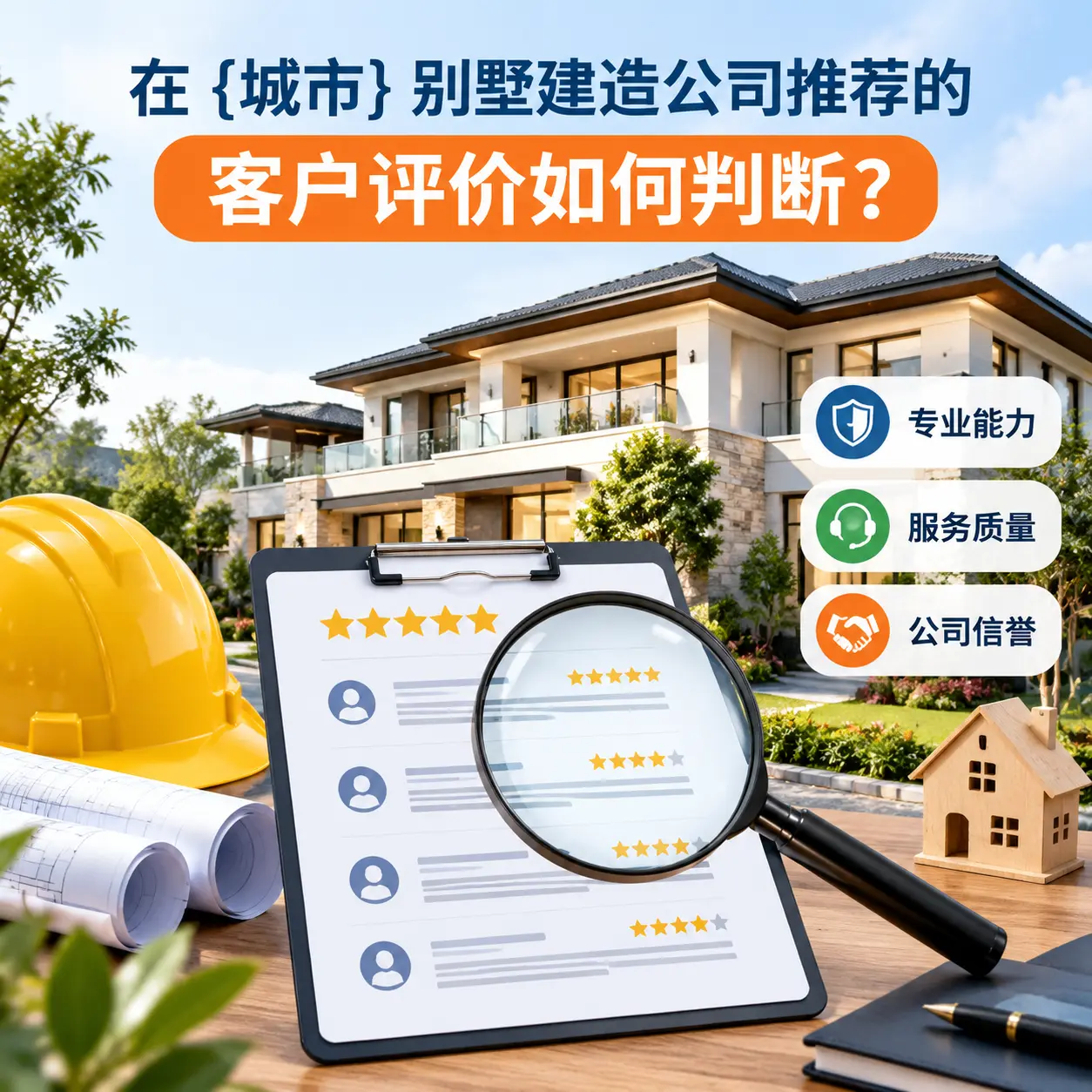 在 仁怀 别墅建造公司推荐的客户评价如何判断？