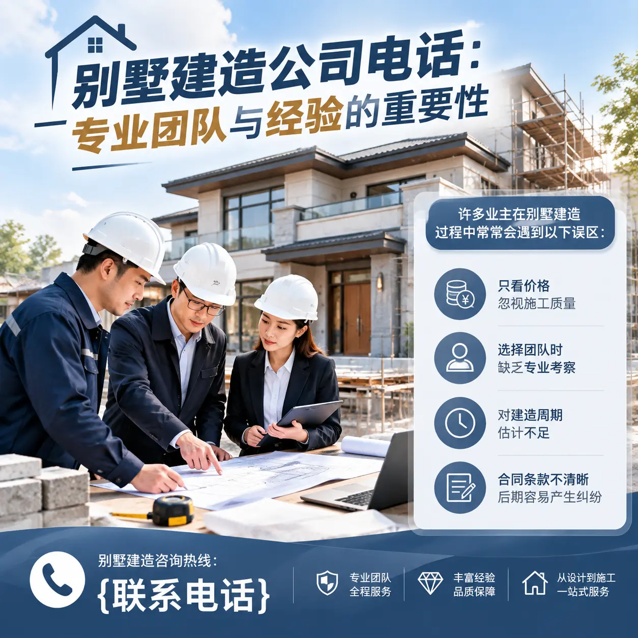 仁怀别墅建造公司电话：专业团队与经验的重要性