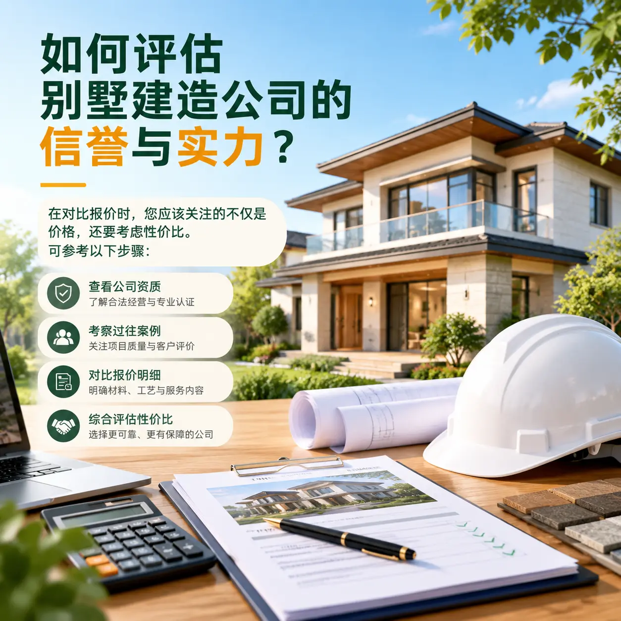 如何评估 仁怀 别墅建造公司的信誉与实力?