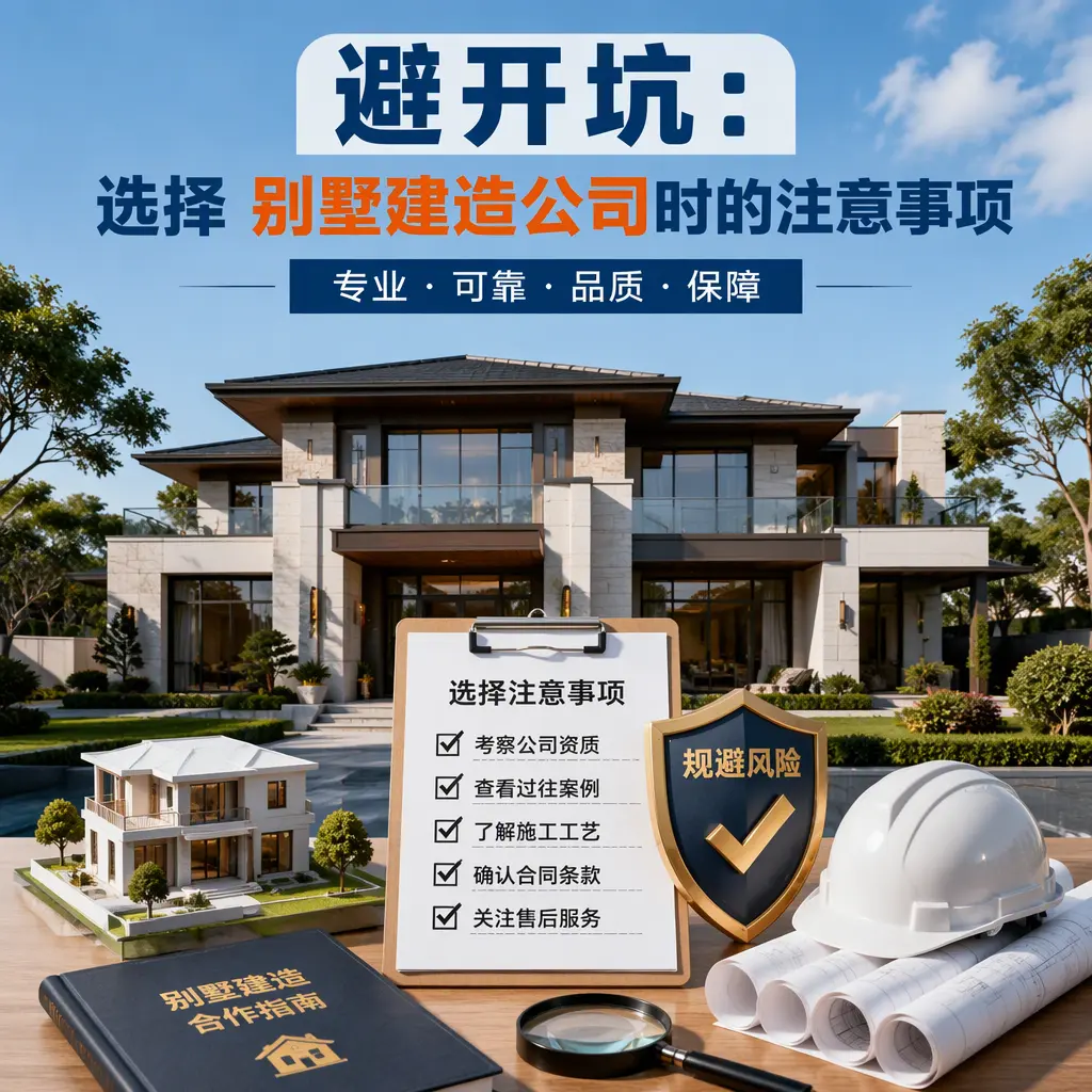 避开坑:选择 仁怀 别墅建造公司时的注意事项
