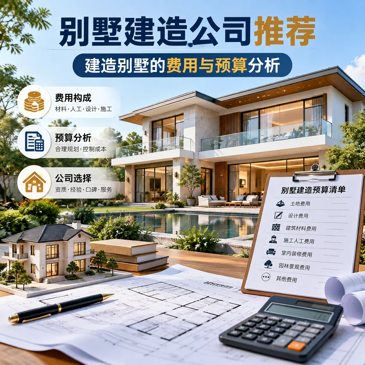 别墅建造公司推荐: 仁怀 建造别墅的费用与预算分析