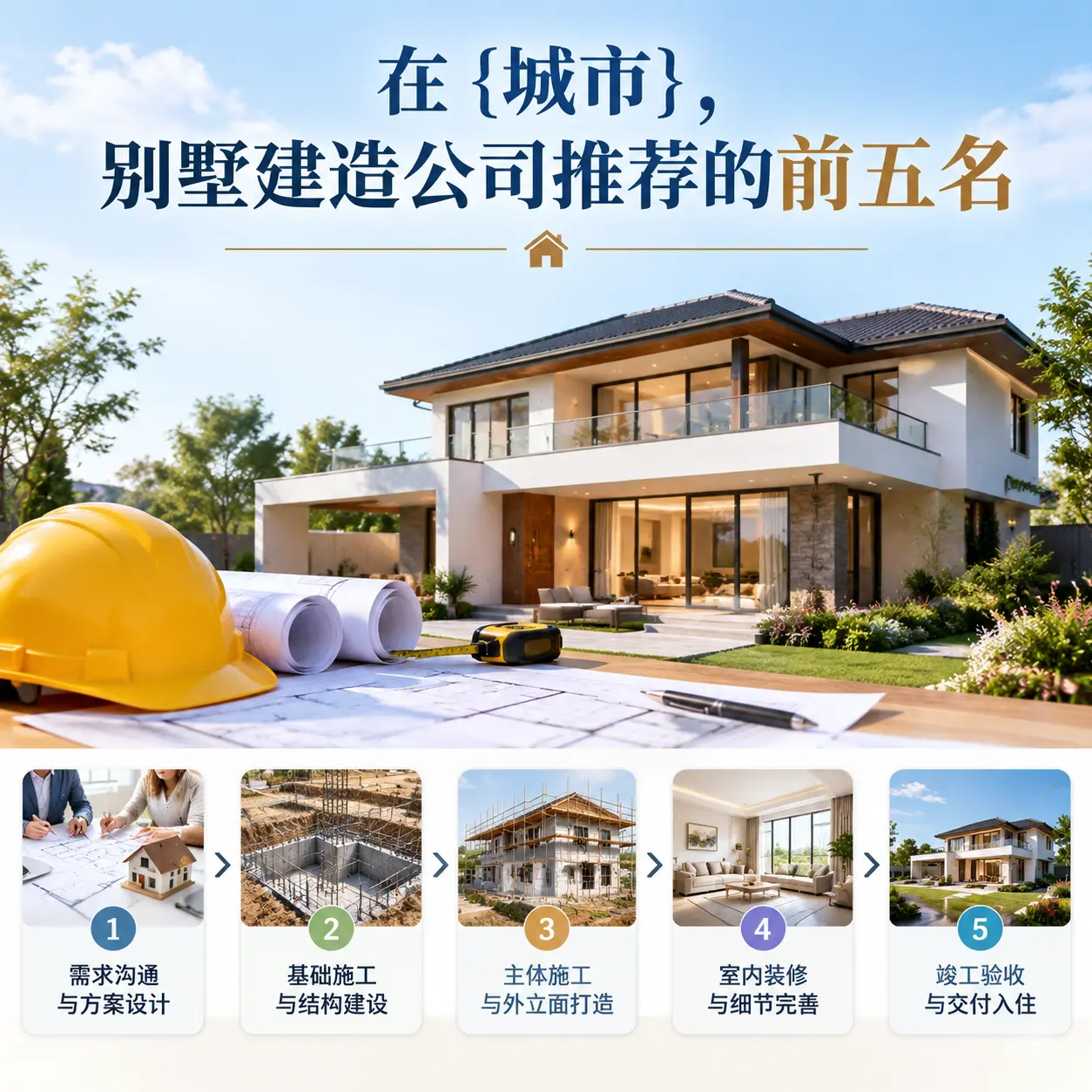 在 仁怀，别墅建造公司推荐的前五名