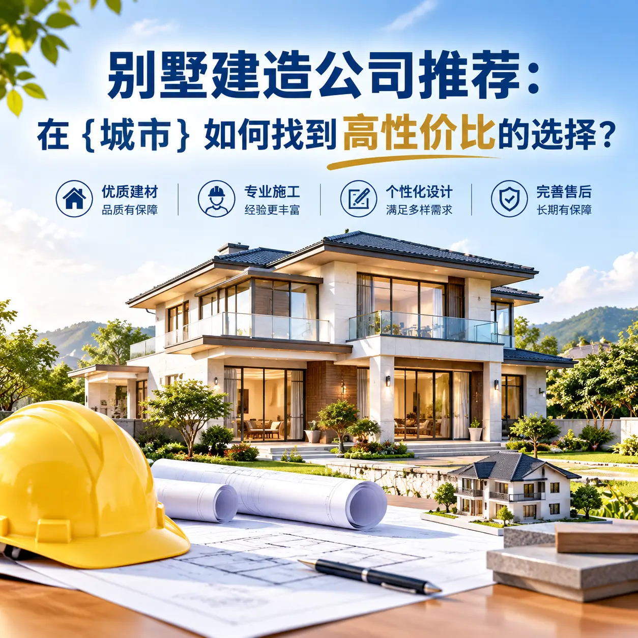 别墅建造公司推荐:在 仁怀 如何找到高性价比的选择?