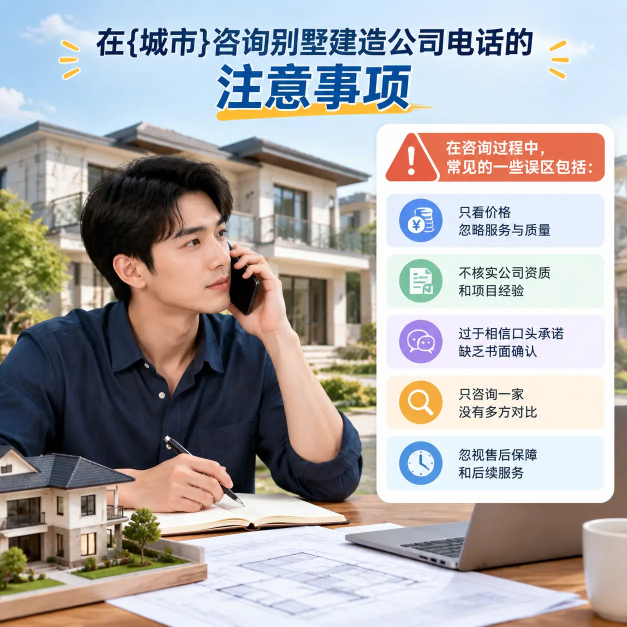 在仁怀咨询别墅建造公司电话的注意事项