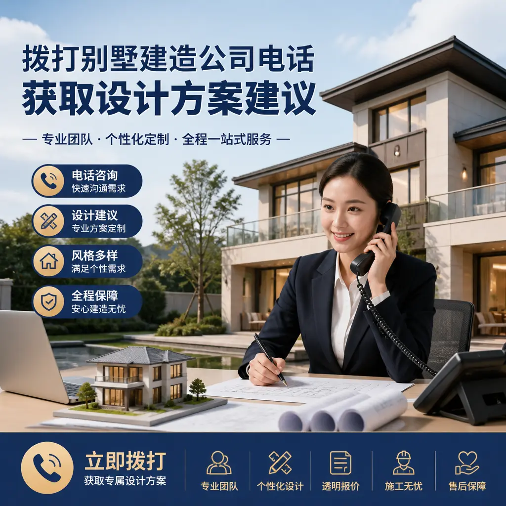 拨打仁怀别墅建造公司电话,获取设计方案建议