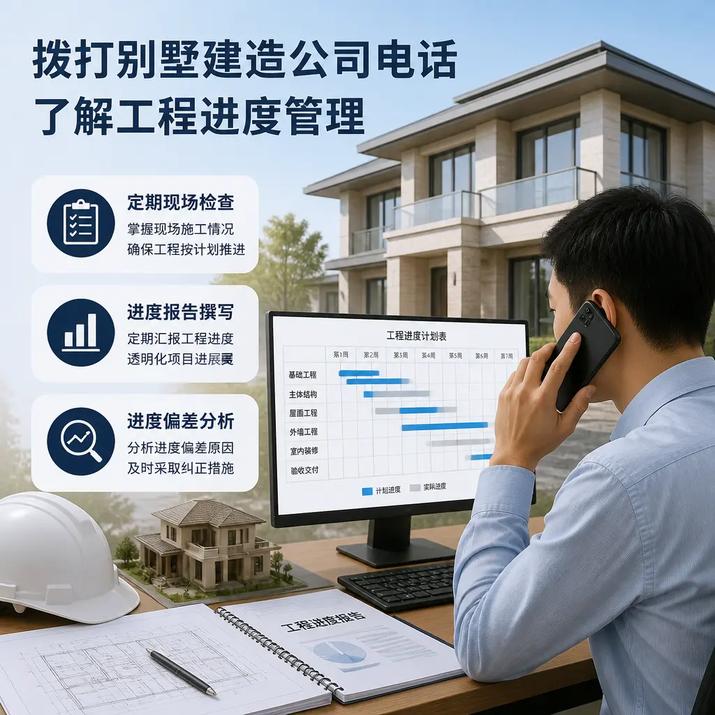 拨打仁怀别墅建造公司电话,了解工程进度管理