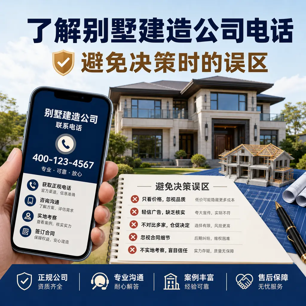 了解别墅建造公司电话,避免决策时的误区